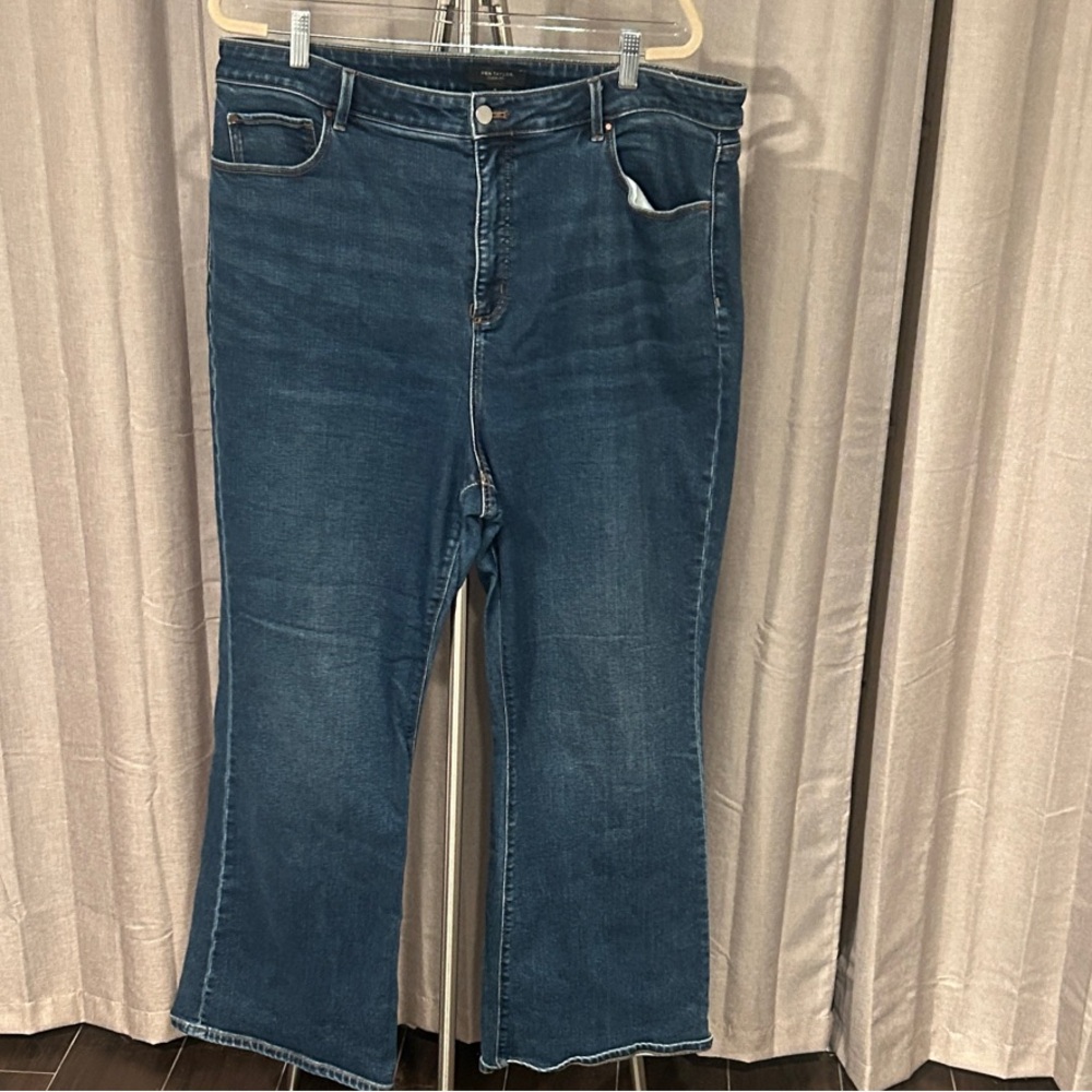 Ann Taylor Mid-Blue Flare Jeans